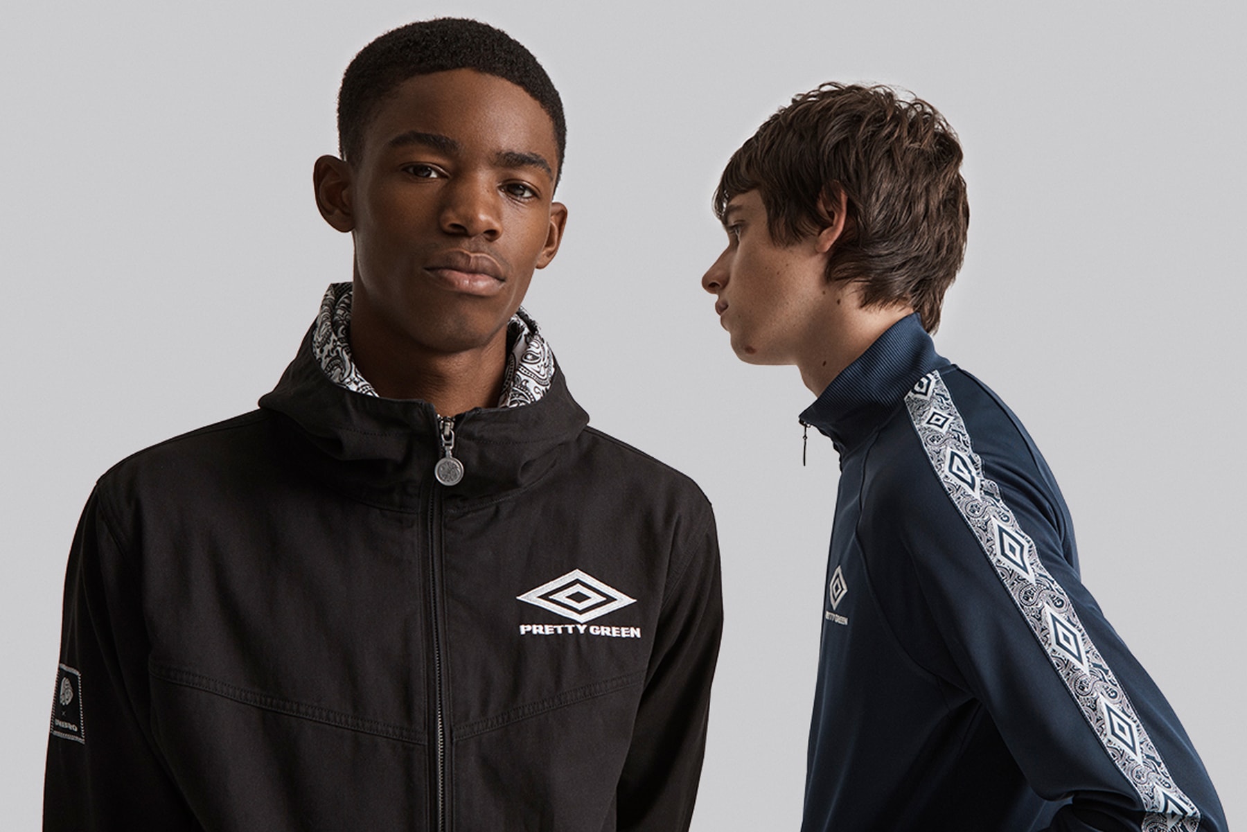 Photos collab Umbro x Pretty Green