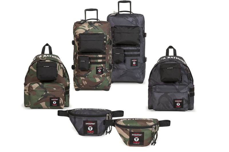 AAPE by A Bathing Ape revisite des sacs iconiques d'Eastpak à sa sauce streetwear