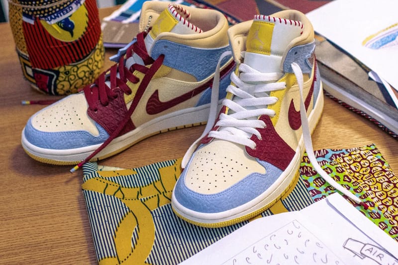 La Air Jordan 1 en collab avec le label parisien Maison Château Rouge s'offre une date de sortie