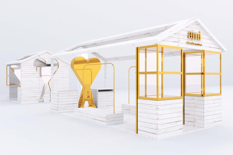 AMI installe un chalet au Bon Marché pour présenter une collection capsule exclusive