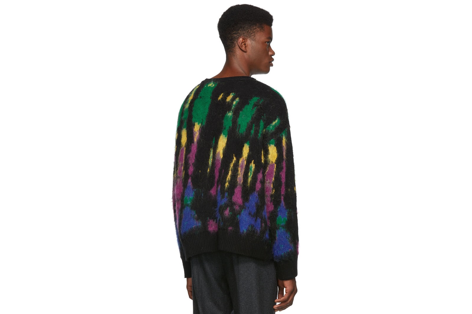 tie and dye hoodie pantalon off-white