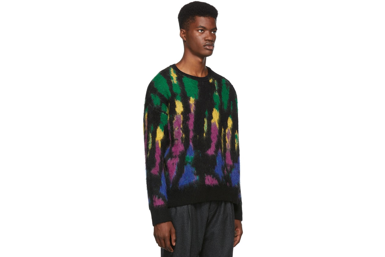 tie and dye hoodie pantalon off-white