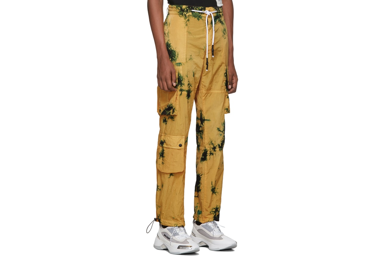 tie and dye hoodie pantalon off-white