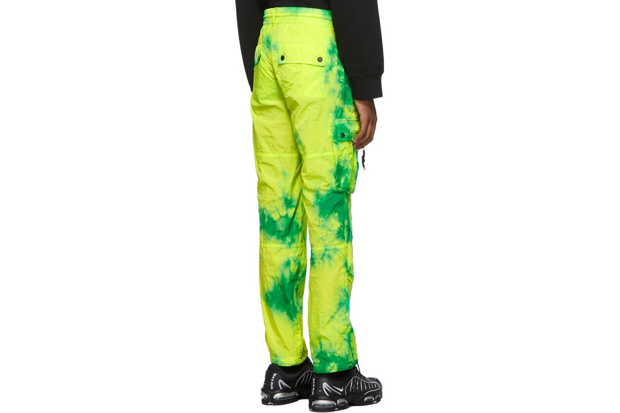 tie and dye hoodie pantalon off-white