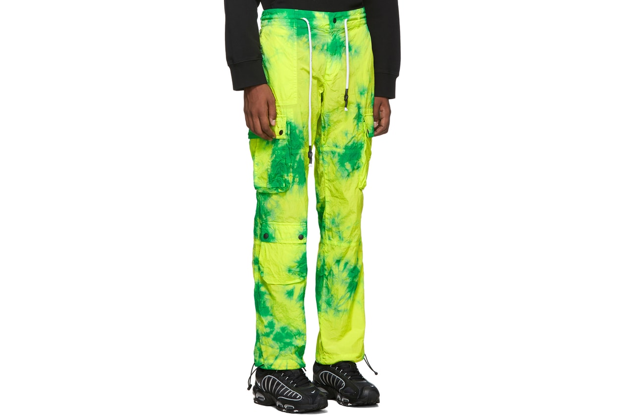 tie and dye hoodie pantalon off-white