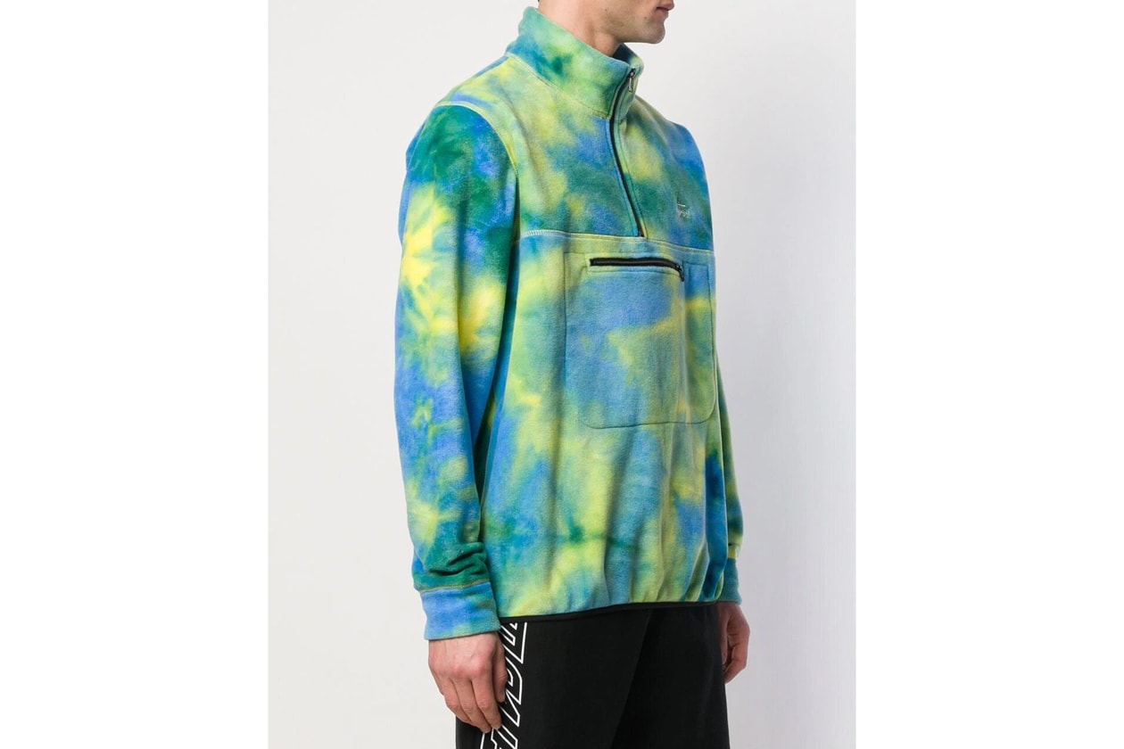 tie and dye hoodie pantalon off-white