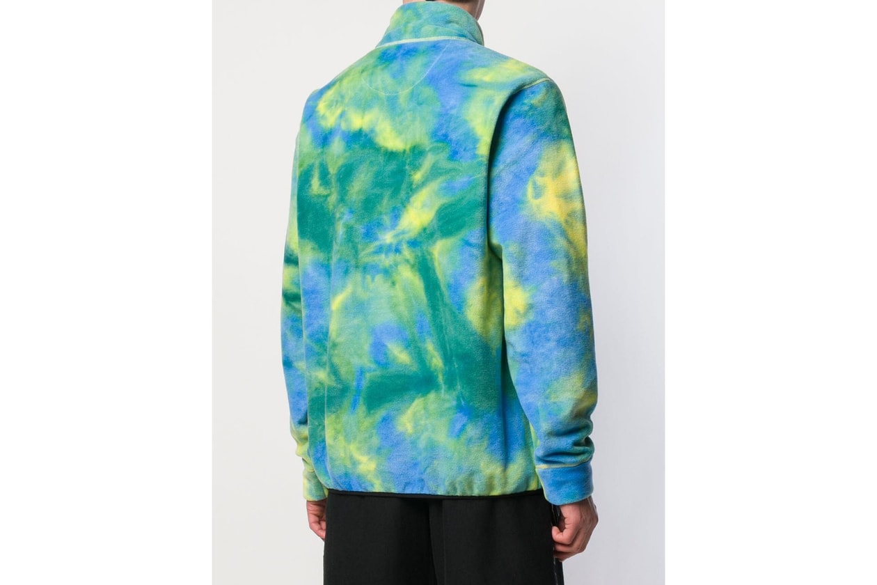 tie and dye hoodie pantalon off-white