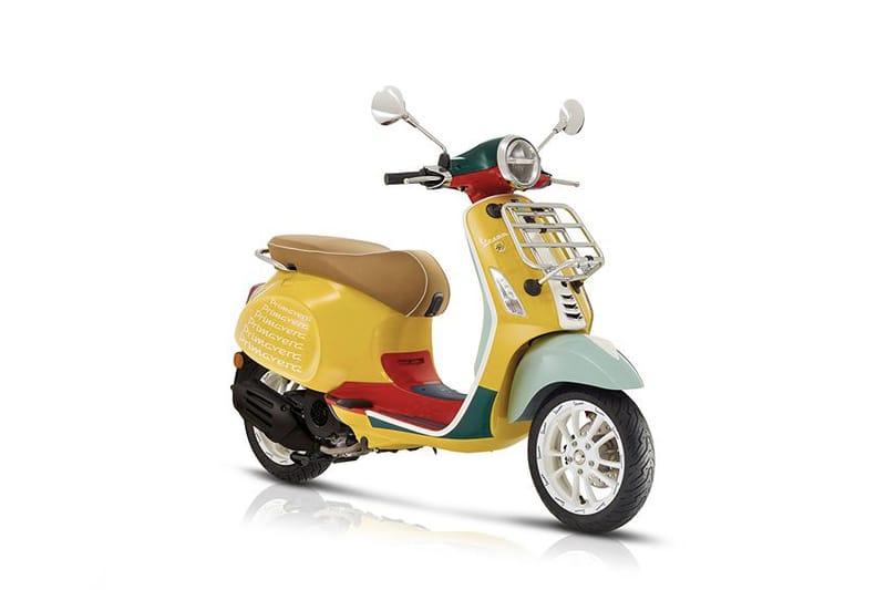 Sean Wotherspoon et Vespa dévoilent un scooter et des casques collaboratifs