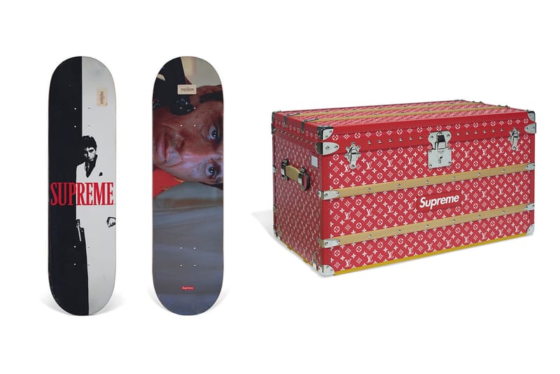 Une centaine d'accessoires et skateboards Supreme vont être vendus aux enchères par Christie's