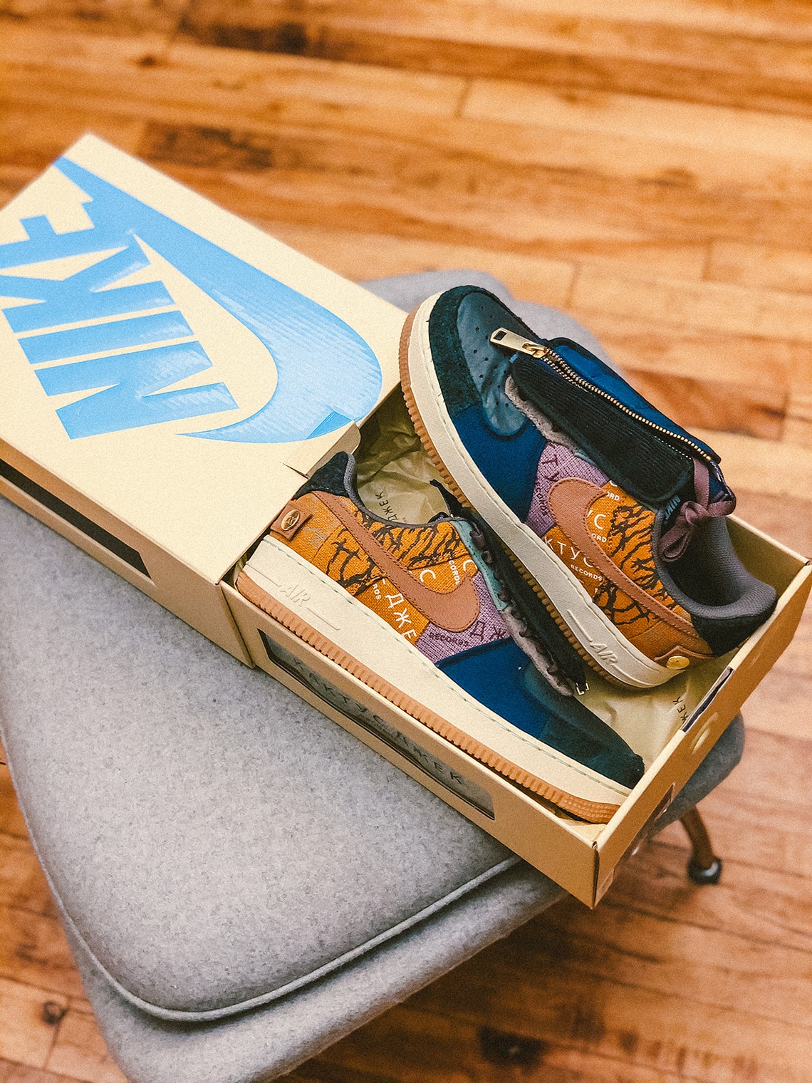 Travis Scott : Ses Nike Air Force 1 seront vendues avec une boite personnalisée