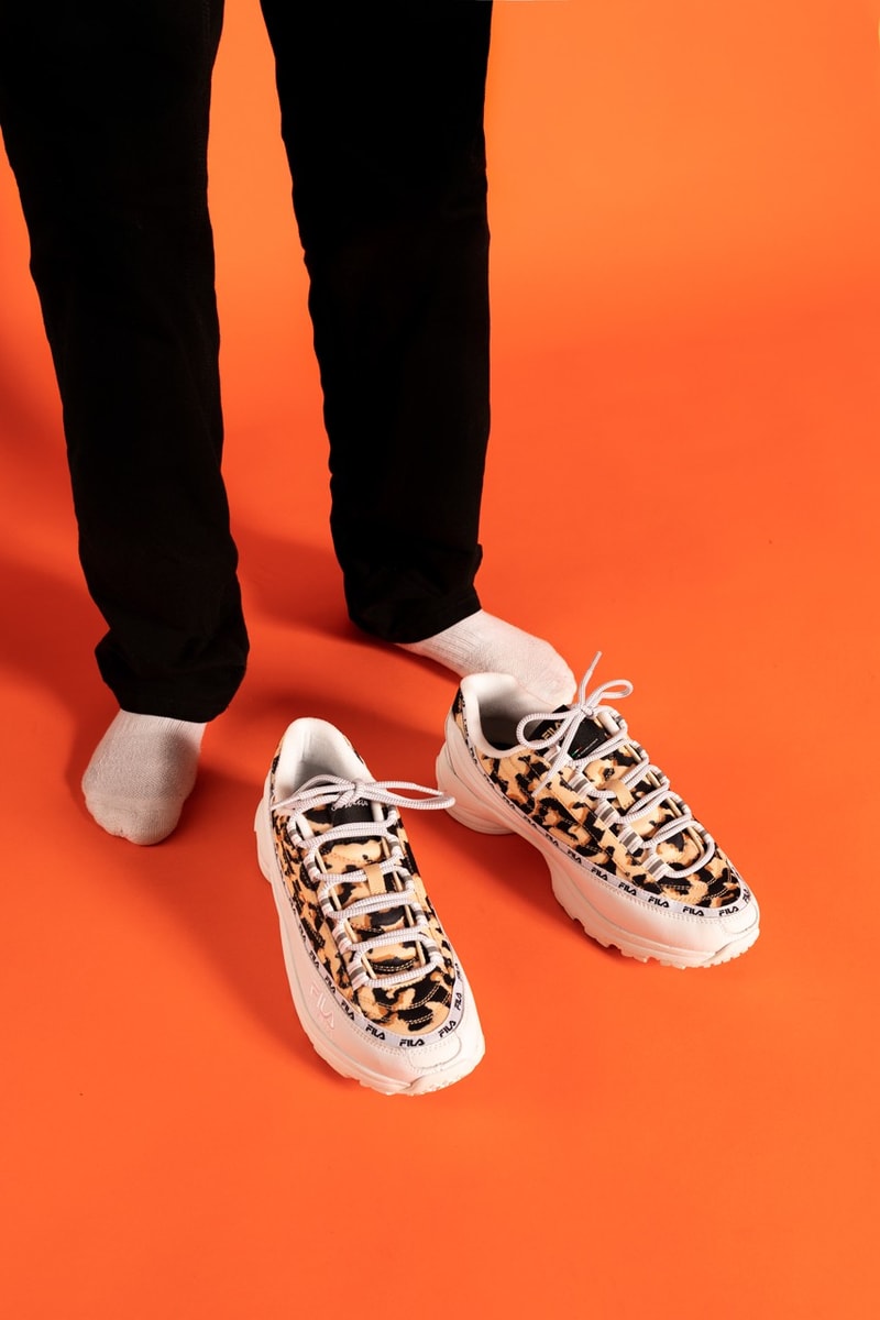 FILA collabore avec la marque milanaise One Block Down pour une collection léopard