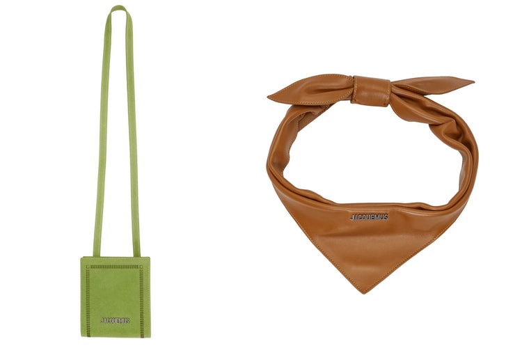 Foulards, ceintures, portefeuilles... De nombreux accessoires Jacquemus à shopper en soldes chez SSENSE