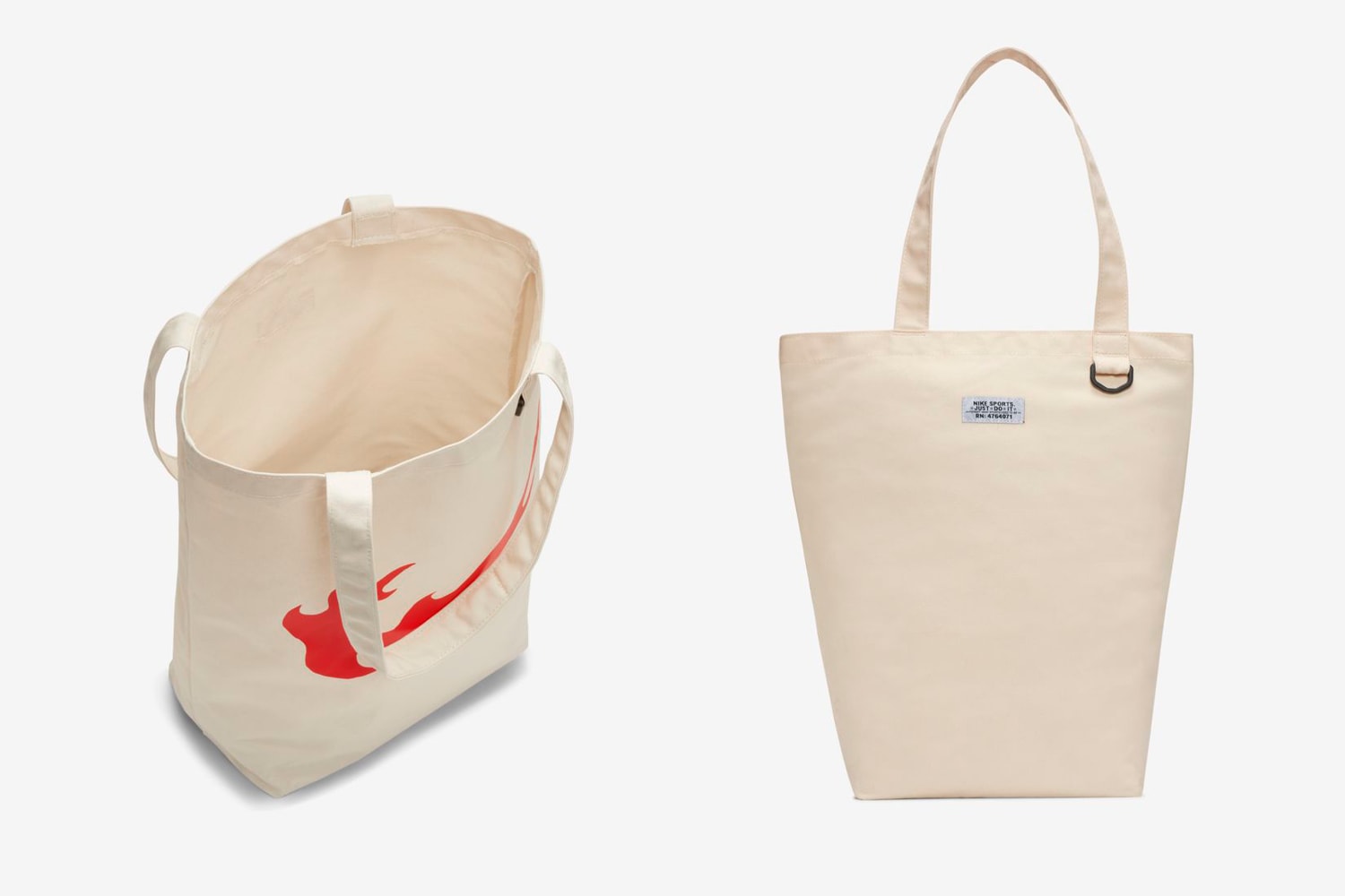 Nike réinvente son swoosh version flammes avec ce nouveau tote bag