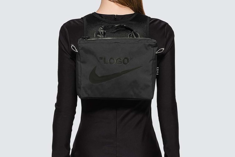 Off-White™ et Nike imaginent un vest-bag utilitaire à fermeture lacée