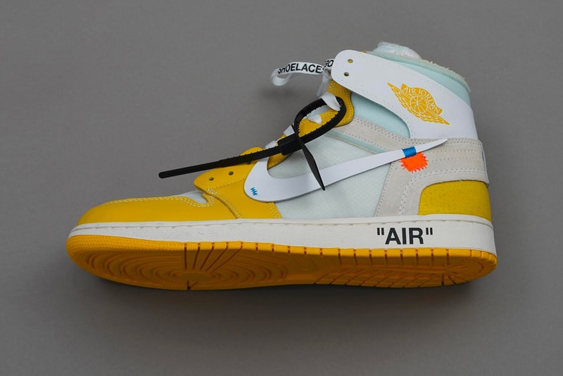 Photos Off-White™ x Nike Air Jordan 1 "Yellow"