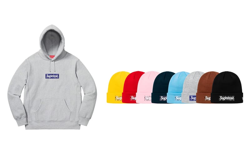 Bonnet et hoodie box logo, mais aussi un accessoire encore jamais vu... Voici la liste et les prix du drop Supreme de la semaine
