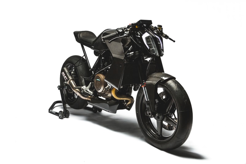 Ce nouveau moto custom de Bad Winners a été spécialement imaginé pour le pilote de F1 Charles Leclerc