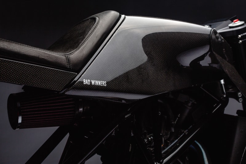 Ce nouveau moto custom de Bad Winners a été spécialement imaginé pour le pilote de F1 Charles Leclerc