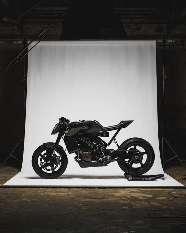 Ce nouveau moto custom de Bad Winners a été spécialement imaginé pour le pilote de F1 Charles Leclerc