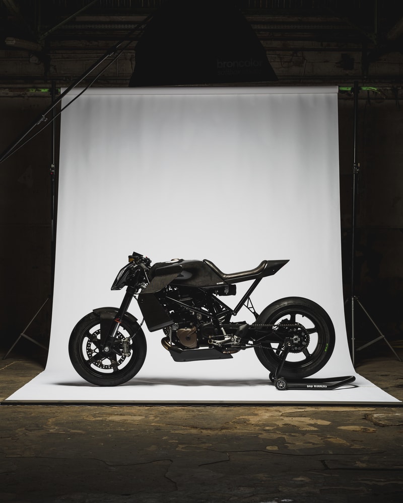 Ce nouveau moto custom de Bad Winners a été spécialement imaginé pour le pilote de F1 Charles Leclerc