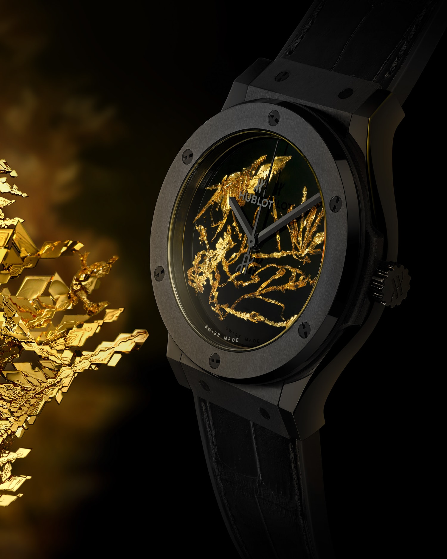 Hublot : La dernière montre de la marque se pare de la forme d'or la plus rare sur Terre