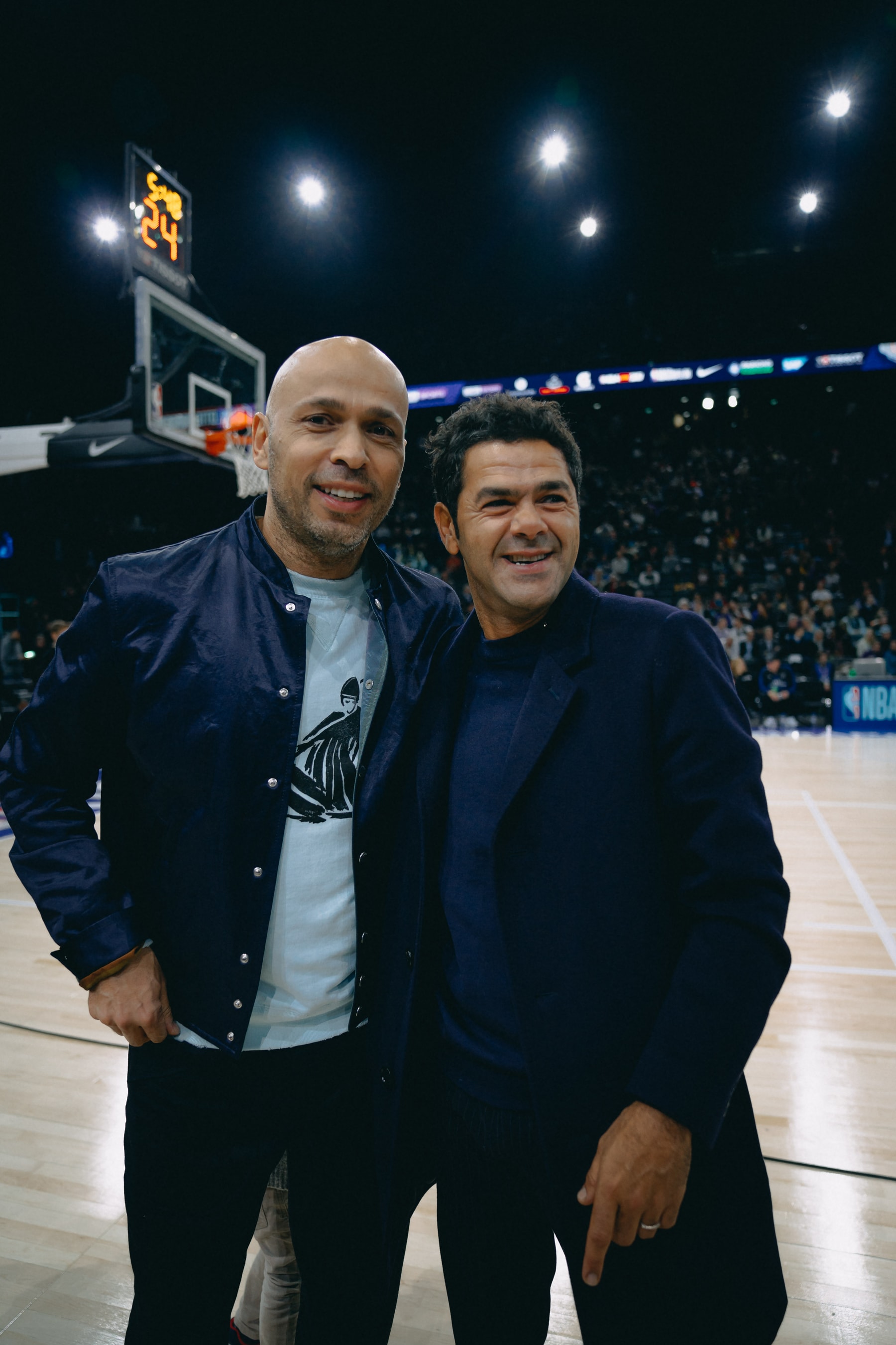 Mbappé, Neymar... Le PSG en force courtside du NBA Global Game de Paris