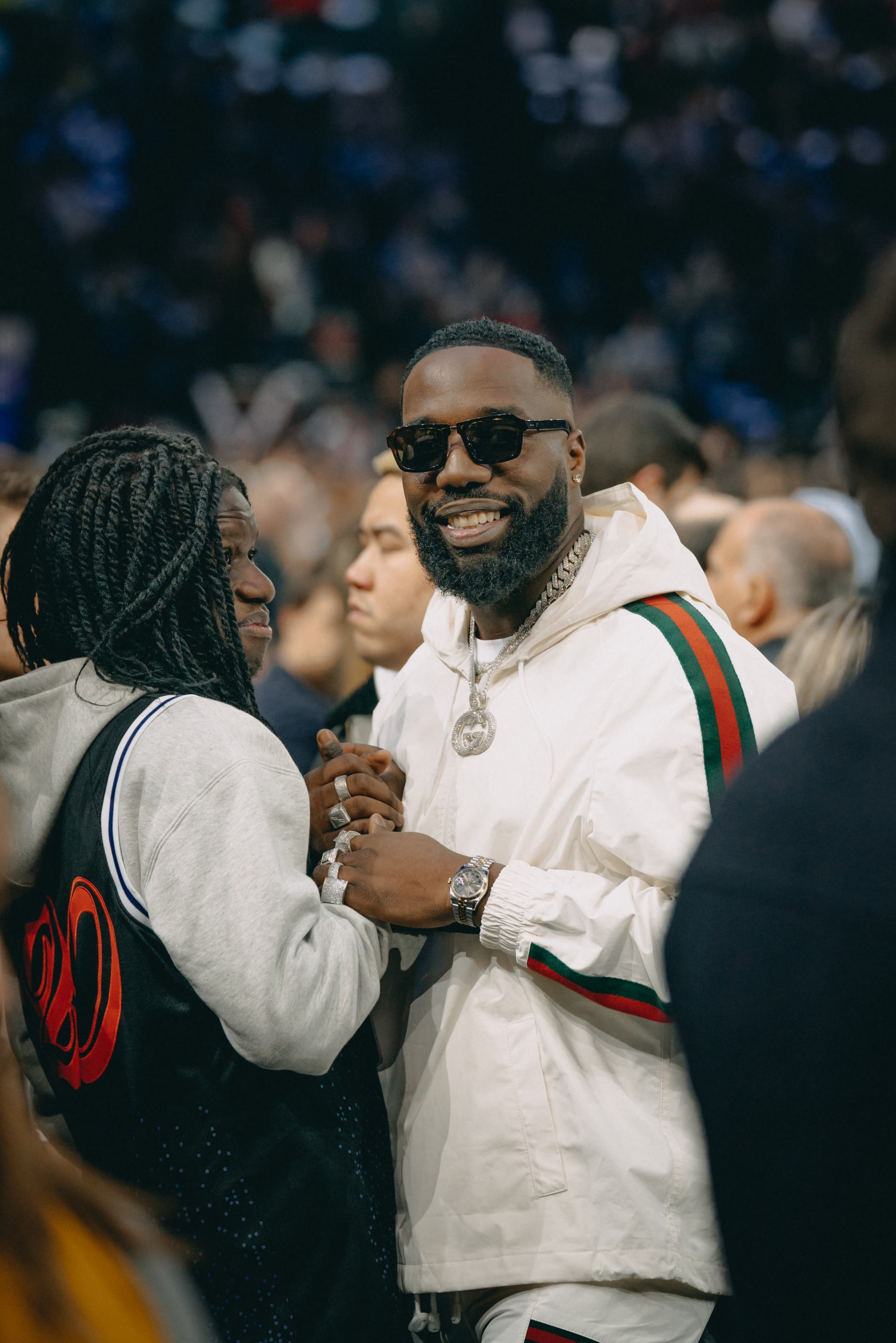 Mbappé, Neymar... Le PSG en force courtside du NBA Global Game de Paris