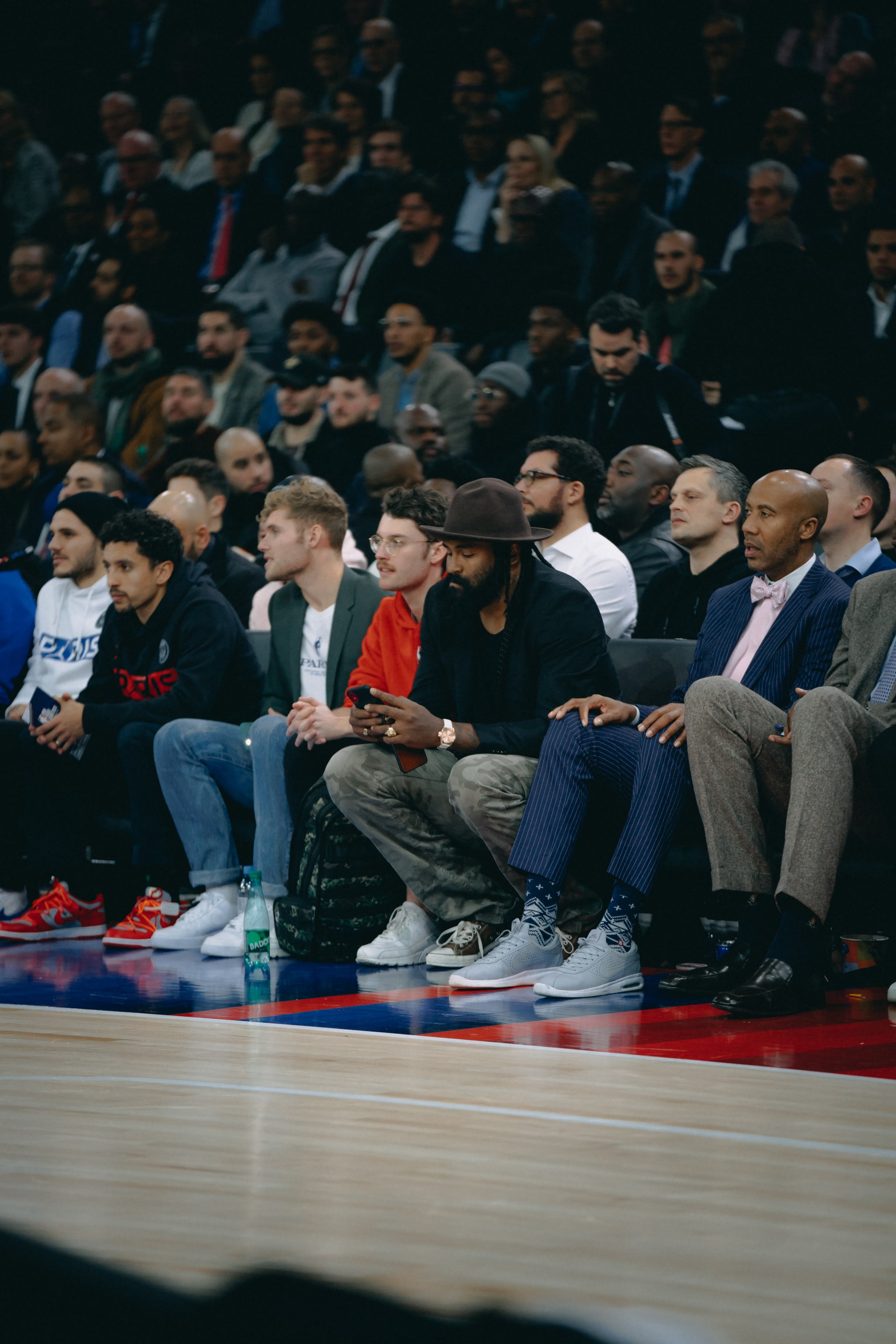 Mbappé, Neymar... Le PSG en force courtside du NBA Global Game de Paris