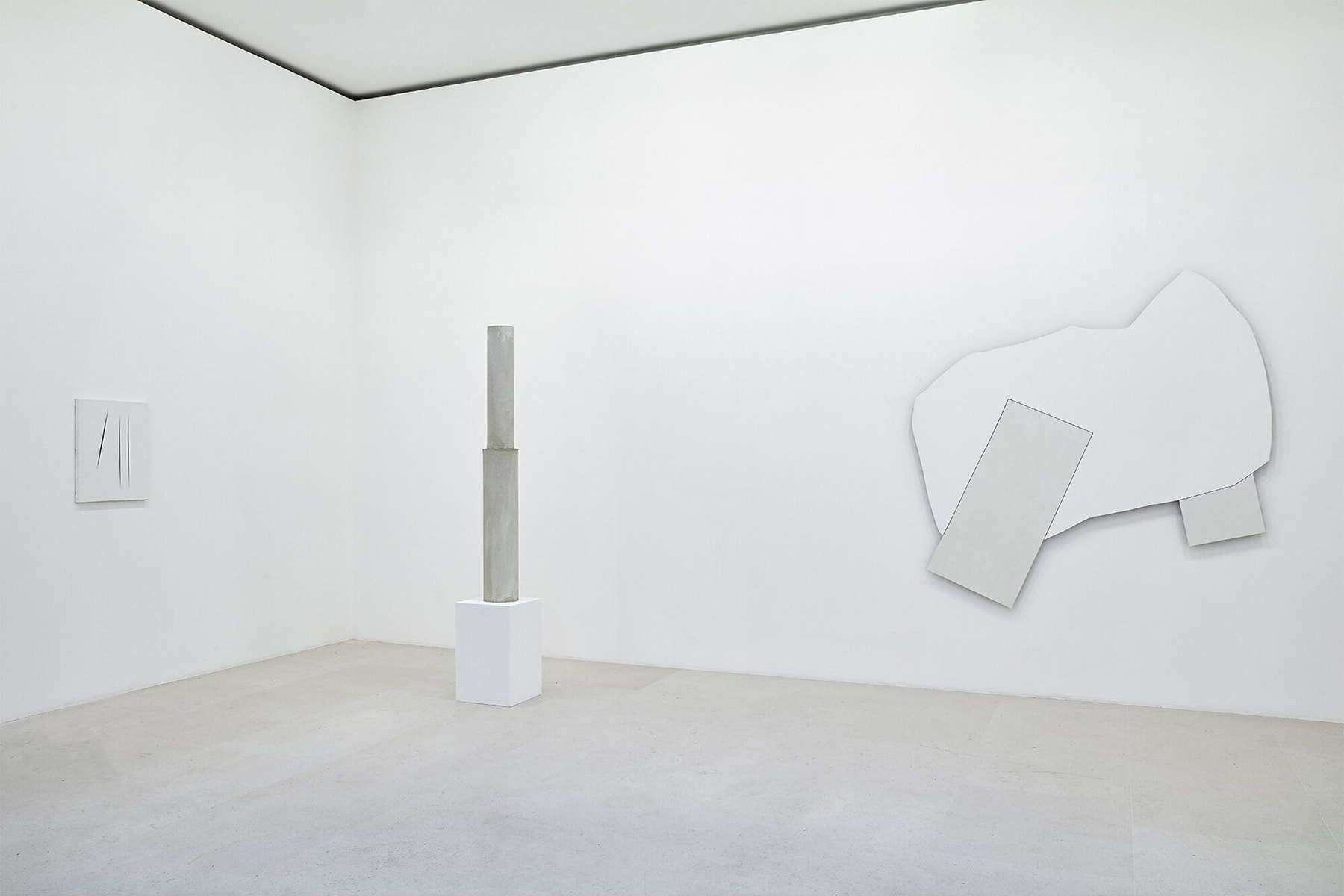Oeuvres "Blanc sur Blanc" Gagosian 