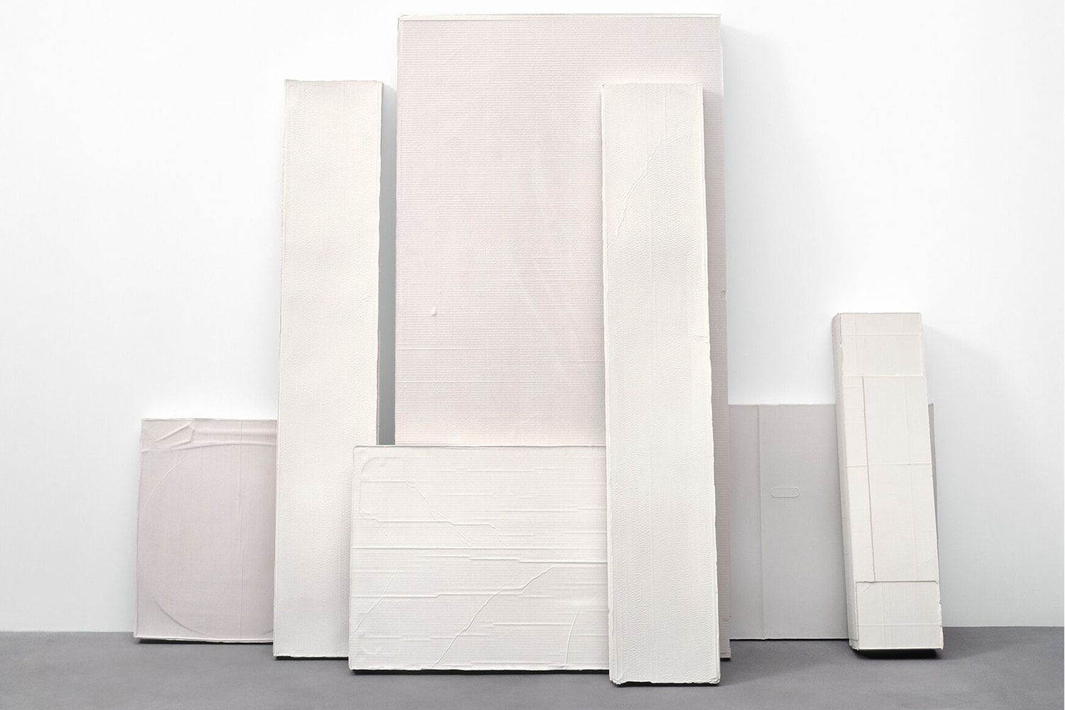Oeuvres "Blanc sur Blanc" Gagosian 