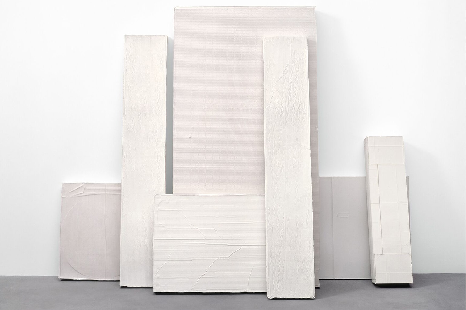 Oeuvres "Blanc sur Blanc" Gagosian 