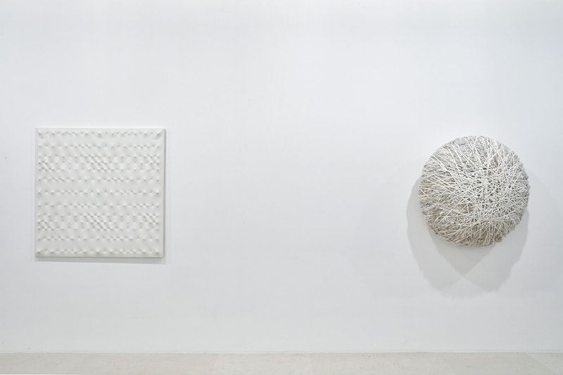 Oeuvres "Blanc sur Blanc" Gagosian 