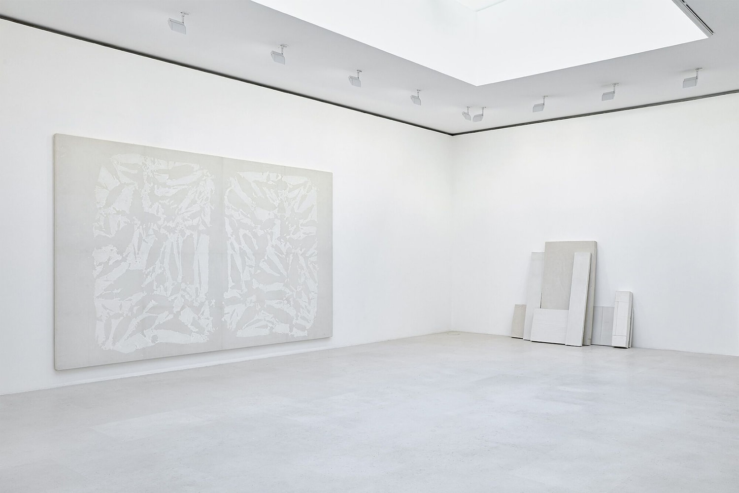 Oeuvres "Blanc sur Blanc" Gagosian 