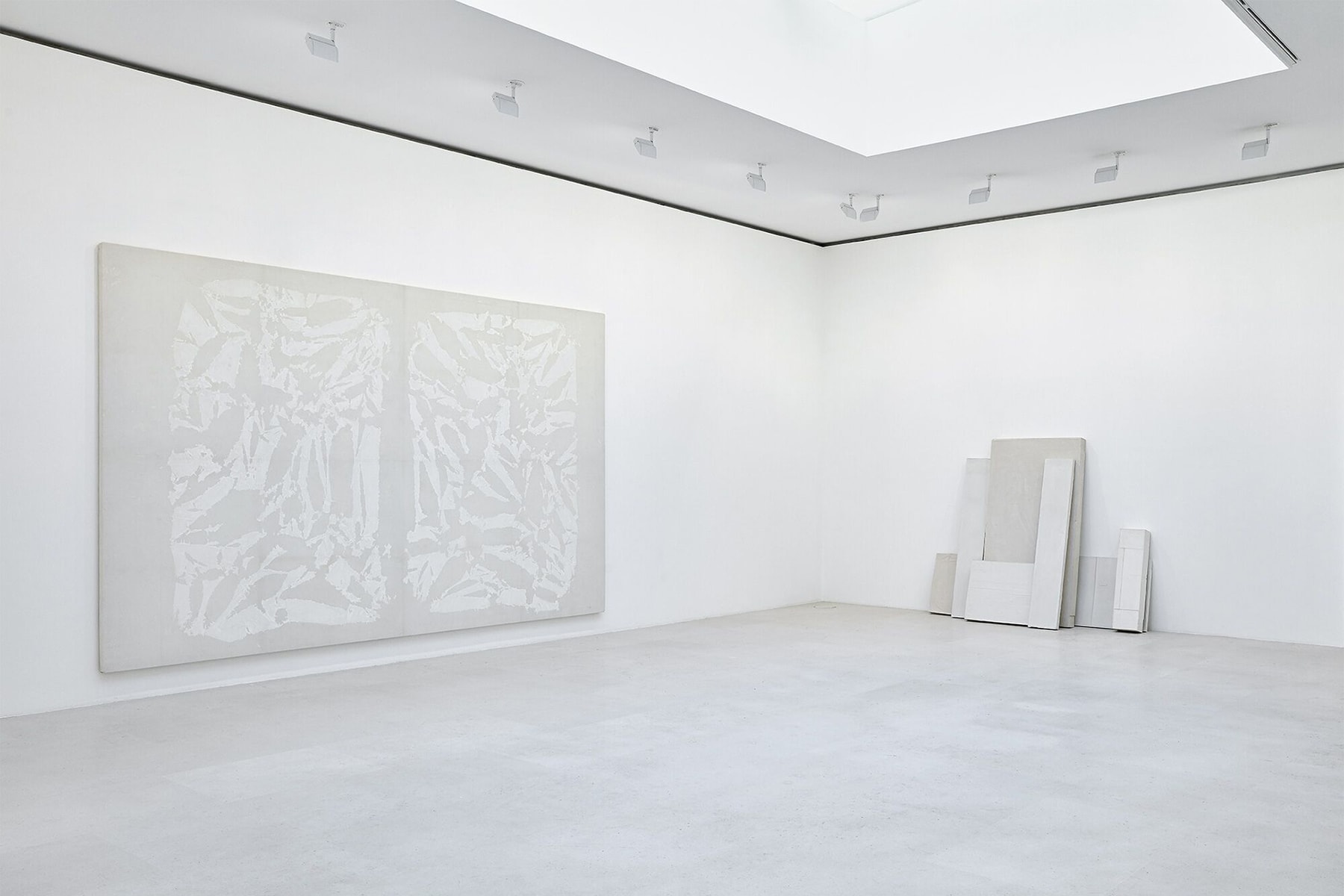 Oeuvres "Blanc sur Blanc" Gagosian 