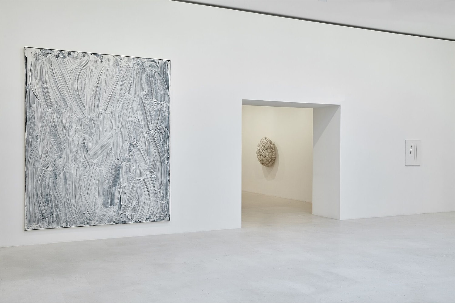 Oeuvres "Blanc sur Blanc" Gagosian 