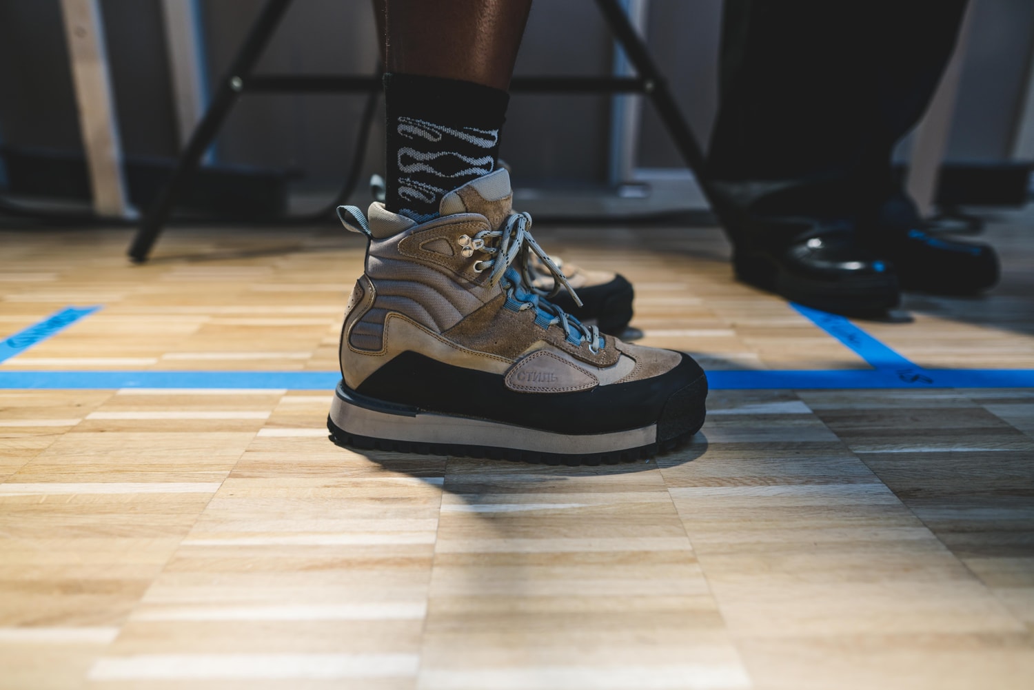 Photos backstage Heron Preston 