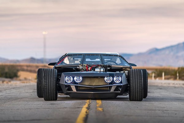 La Lamborghini imaginée par le studio français danton art kustoms est mise aux enchères