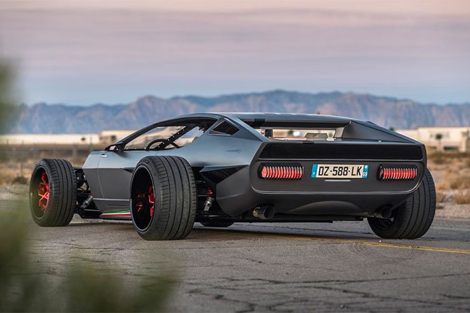 La Lamborghini imaginée par le studio français danton art kustoms est mise aux enchères
