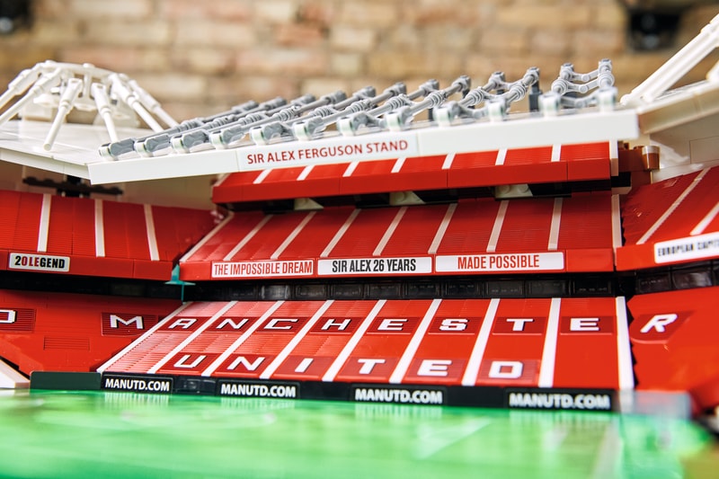 Lego reproduit le stade d'Old Trafford de Manchester United pour ses 110 ans 