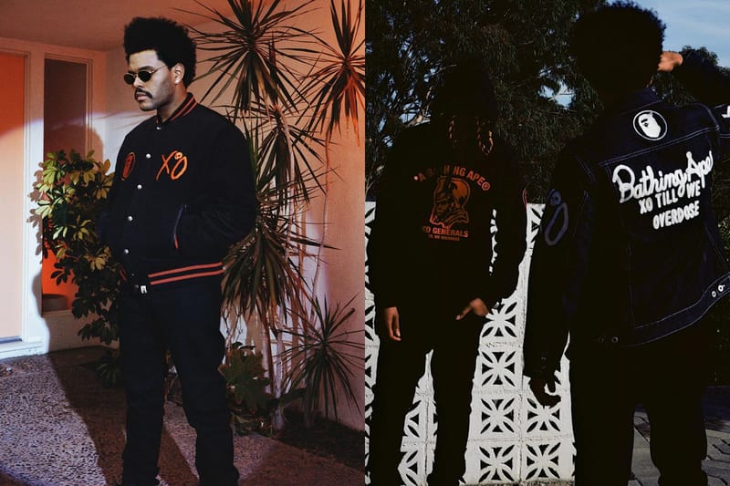 BAPE s'associe à The Weeknd le temps d'une collection capsule