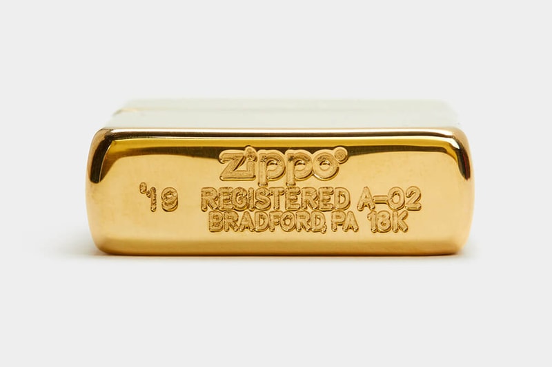Le Zippo en or massif de 18 carats à 10 000 dollars de Best Made Co.