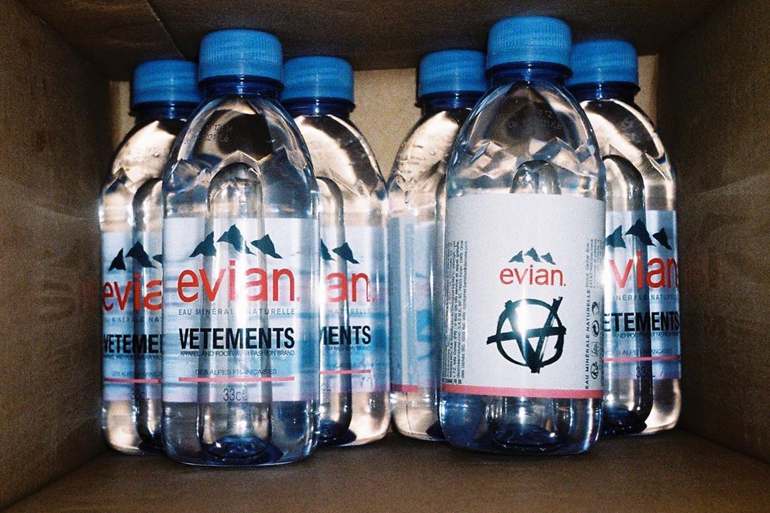 Photos Evian x Vetements