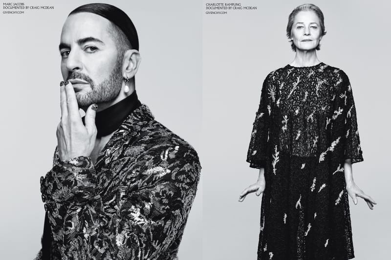Marc Jacobs et l'actrice Charlotte Rampling réunis pour la nouvelle campagne Givenchy