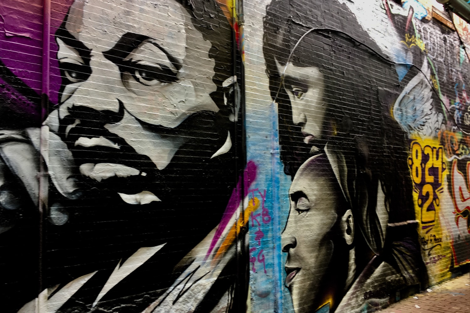 Photos Kobe Bryant street art