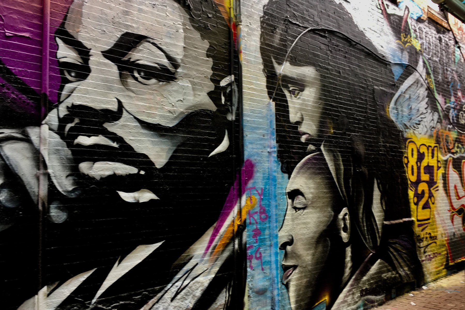 Photos Kobe Bryant street art