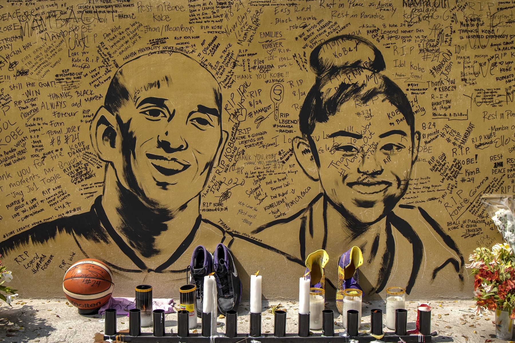 Photos Kobe Bryant street art