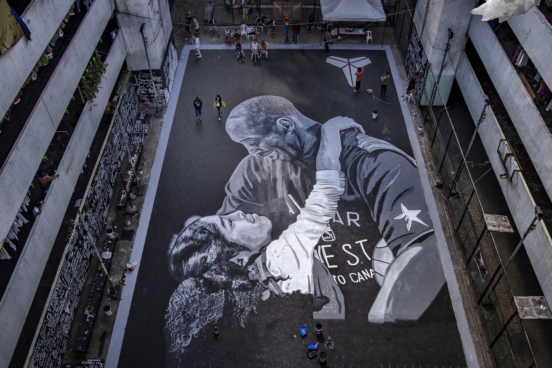 Photos Kobe Bryant street art
