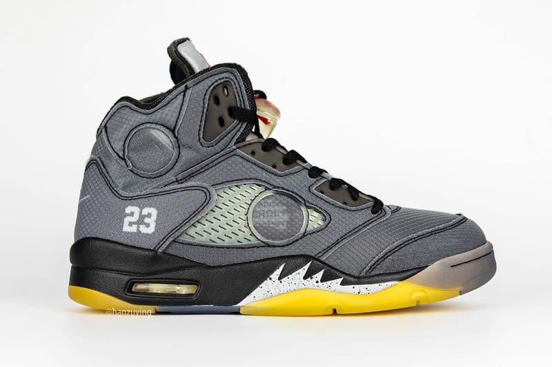 La Off-White™ x Air Jordan 5 apparaît dans un coloris inédit