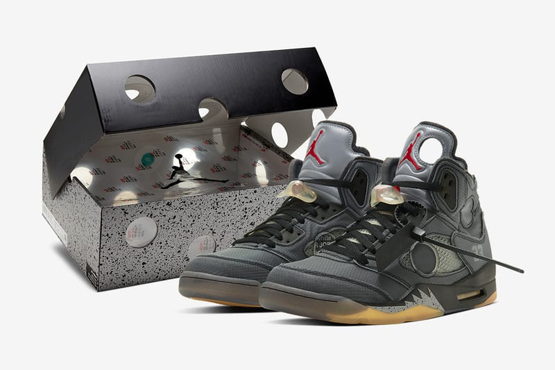Les images officielles de la Off-White™ x Air Jordan 5
