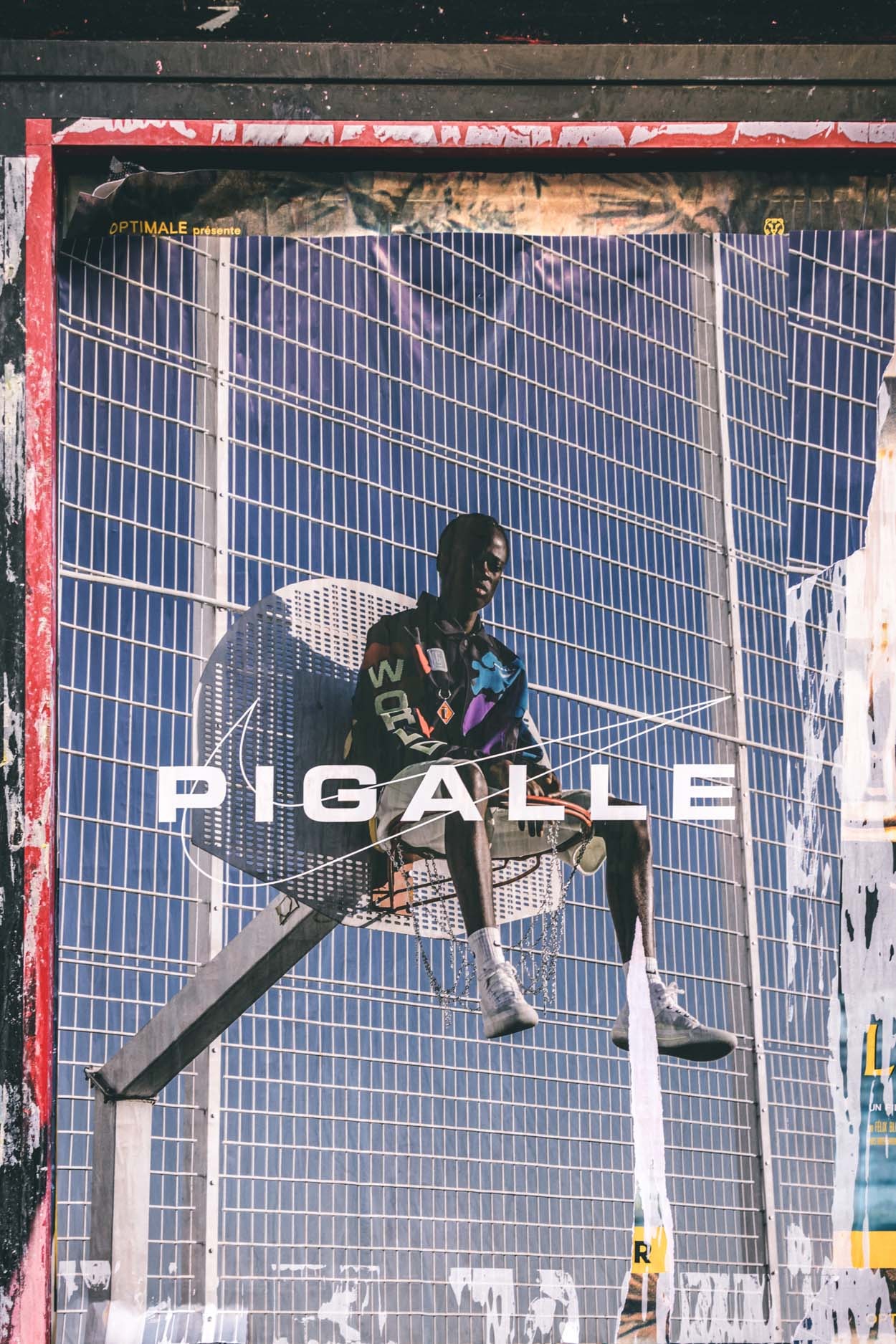 Pigalle présente son nouveau terrain de basketball